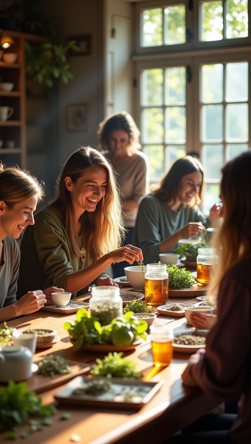 Δοχείο με αποξηραμένα βότανα