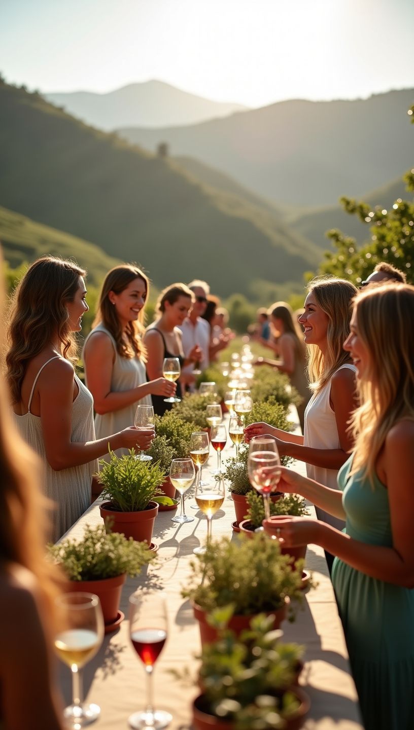 Φωτογραφία τσαγιού με φόντο βουνού